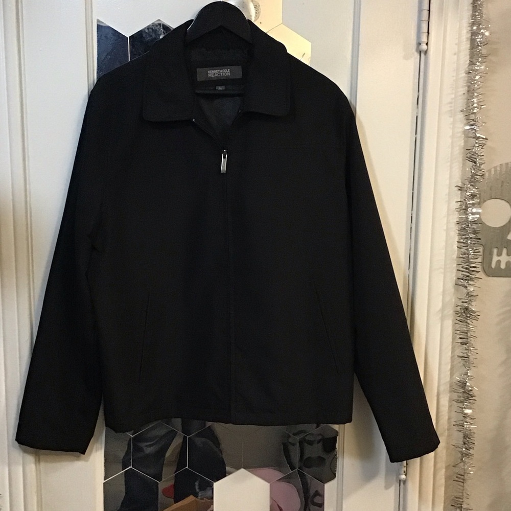 Kenneth Cole Reaction Men's Charcoal Lightweight Jacket